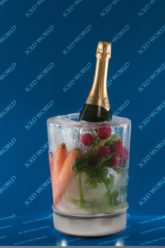 Secchiello Per Ghiaccio LED: 3.5L Con Luci Colorate, Per Vino E Champagne (Batterie Non Incluse)